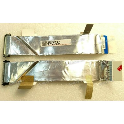 LCD LVDS FFC шлейф мониторный 30 pin прямой, шаг 1.0 mm, длина 175 mm с замком с одной стороны, Asus A5200WFA A5200WF A5400WFPK A5400WF A5200WFAK A5400WFAK A5400WFP A5200WGA (p/n 14005-03760000, NBX0002P000 REV:1.0) LVDS CABLE COMPAL/71NJ3188029