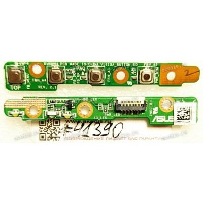 Button Board Asus V161GA, V161G, A41G (p/n 90PT0200-R11000, V161GA_BUTTON BD REV:2.1) BUTTON BOARD