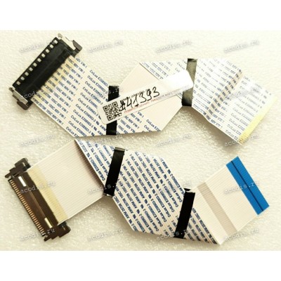 LCD LVDS FFC шлейф мониторный 30 pin обратный, шаг 1.0 mm, длина 155 mm с замком с одной стороны, Asus LMT VX207DE VX207DE-J VX207DE-D VX207TE VX207NE (p/n 14004-02590200) LCD Monitor LVDS CABLE / QISDA/5K.2GE01.NC1