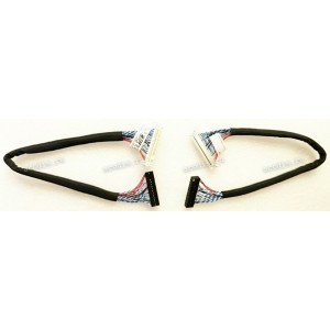 LCD LVDS шлейф мониторный 30 pin, шаг 1.0 mm, длина 275 mm Asus LMT VZ249HEG1R VZ249QG1R VZ279HEG1R (p/n 14011-01710700) LCD Monitor LVDS CABLE / DEWECO/G1LV0260000CB1