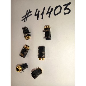 Разъём Audio JACK 4P G/F BLK R/A DIP (Asus p/n: 12014-00170900) SHINE HEH EJ-3608RD-5202-GP