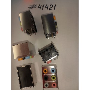 Разъём Audio JACK 6P 6IN1 BTXE (Asus p/n: 12G14060106M) FOXCONN JAS3331-21G2-4F Разъём Audio JACK 6P 6IN1 BTXE (Asus p/n: 12G14060106M) FOXCONN JAS3331-21G2-4F