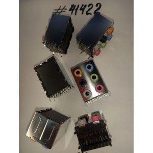 Разъём Audio JACK 6P 6IN1 BTXE (Asus p/n: 12014-00142700) LOTES ABA-JAK-026-K15 Разъём Audio JACK 6P 6IN1 BTXE (Asus p/n: 12014-00142700) LOTES ABA-JAK-026-K15