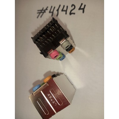 Разъём Audio JACK 6P 6IN1 BTXE (Asus p/n: 12G14060106N) LOTES ABA-JAK-026-K13