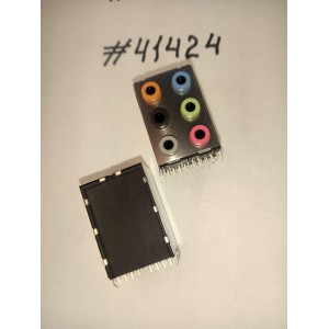 Разъём Audio JACK 6P 6IN1 BTXE (Asus p/n: 12G14060106N) LOTES ABA-JAK-026-K13