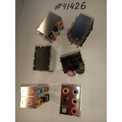 Разъём Combo 5PHONE JACK+SPDIF/T 25P (Asus p/n: 12014-00200500) LOTES ABA-JAK-029-K35