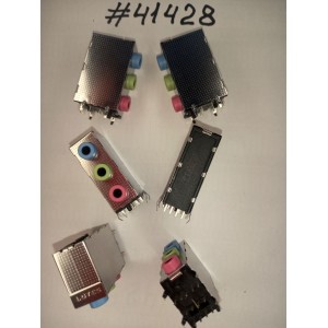 Разъём Audio JACK 13P 3IN1 B/L/P DIP(Asus p/n: 12014-00650000) LOTES ABA-JAK-025-K11
