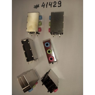 Разъём Audio JACK 3IN1 AZALIA B/L/P (Asus p/n: 12014-00190200) LOTES ABA-JAK-025-K10