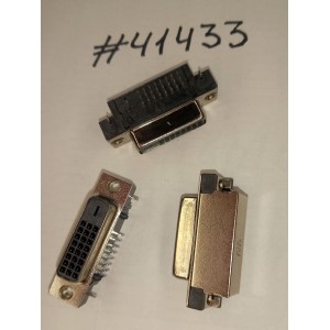 Разъём DVI-D CON 24P R/A F WO/S DIP/S (Asus p/n: 12010-00031600) NTK 21019040279
