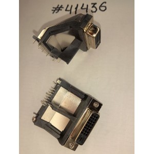 Разъём DVI CON 24P G/F H-R WO/S R/A (Asus p/n: 12010-00033400) ASTRON 256F024-0N014D-R
