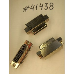 Разъём DVI CON 29P G/F F WO/S DIP/S (Asus p/n: 12010-00061500) NTK 21019040308