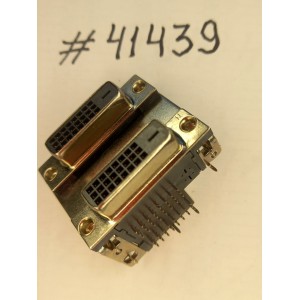 Разъём DUAL DVI-D 24P+24P BEVEL DIP/S (Asus p/n: 12010-00150100) NTK 21019040356