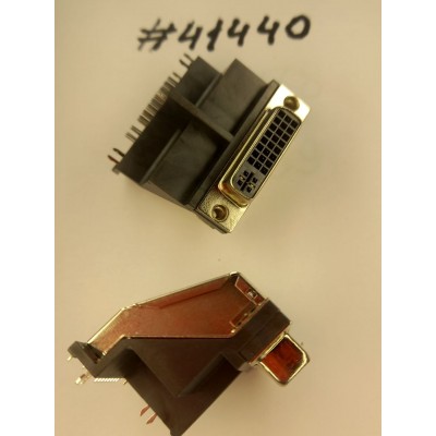 Разъём DVI CON 29P G/F F H-R WO/S R/A (Asus p/n: 12010-00061300) NTK 21010040290