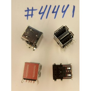 Разъём USB2.0 CON 2X4P G/F 2MM R/A COLAY (Asus p/n: 12012-00050200) FOXCONN UB11121-8SS8-4F