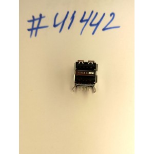 Разъём USB2.0 CON 2X4P G/F 2MM R/A DIP (Asus p/n: 12012-00050100) FOXCONN UB11121-8SDH-4F