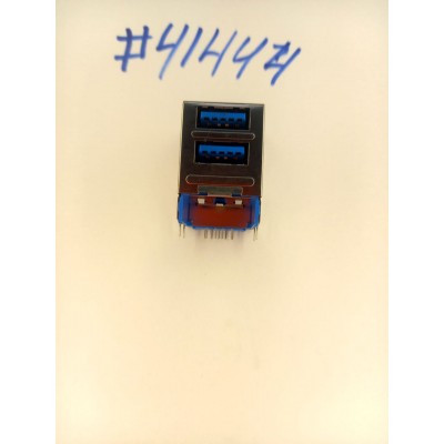 Разъём USB3.0 CON 2X9P G/F H-R DUAL (Asus p/n: 12013-00031800) LOTES ABA-USB-104-K19