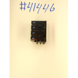 Разъём USB3.0 CON 4X9PIN QUAD STACK (Asus p/n: 12G135110360) FOXCONN UEA1112C-QSD6-4F