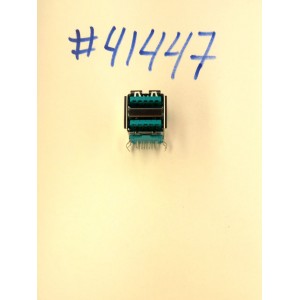 Разъём USB3.1 CON 2X9P G/F DUAL R/A DIP (Asus p/n: 12013-00120100) LOTES AUSB0108-K010C10