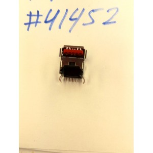 Разъём USB3.1 CON 9P G/F RED H-R R/A (Asus p/n: 12013-00150800) FOXCONN UAA1111-4T5H1-4H
