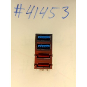Разъём Combo 2E-SATA+2USB 32P S/T DIP (Asus p/n: 12014-00470000) LOTES ABA-USB-117-P05