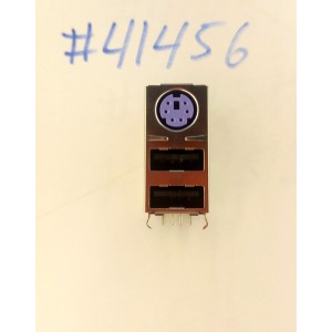 Разъём Combo JACK MINI DIN/USB2 14P R/A (Asus p/n: 12G14201114N) FOXCONN UB11121-HSD9-4F