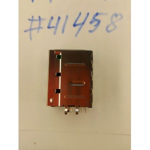 Разъём Combo JACK MINI DIN/USBX2 R/A GR/PU (Asus p/n: 12G14201114W) FOXCONN UB11121-HSDB-4F