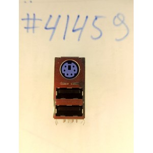 Разъём Combo JACK MINI DIN/USBX2 14P R/A (Asus p/n: 12G142011142) LOTES ABA-USB-017-K08