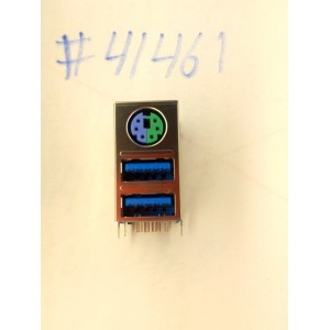 Разъём Combo JACK MINI DIN/USB3.0 24P (Asus p/n: 12G142011243) LOTES ABA-USB-087-K05