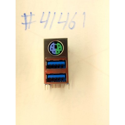 Разъём Combo JACK MINI DIN/USB3.0 24P (Asus p/n: 12G142011243) LOTES ABA-USB-087-K05