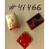 Разъём JACK STACK USB2/ESATA_15P RED (Asus p/n: 12G14201115P) LOTES ABA-USB-041-K09