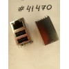 Разъём Combo MODULAR JACK USB/LAN W/LED TRA (Asus p/n: 12G14263322R) FOXCONN JFM38U1M-21A4-4F