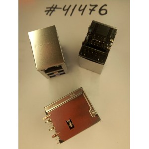 Разъём Combo LAN+2USB3.0 32P G/F (Asus p/n: 12014-00661000) FOXCONN JFM38U1M-B3VY-4F