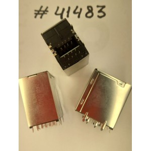 Разъём Combo LAN+2USB 20P G/F WO/TRA(Asus p/n: 12014-00750000) FOXCONN JMP1NU1-RB2M1-4F