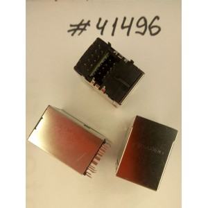 Разъём Combo JACK USB/LAN G/F LED GIGA TRA (Asus p/n: 12014-00062100) FOXCONN JFM38U1M-F1GR-4F Разъём Combo JACK USB/LAN G/F LED GIGA TRA (Asus p/n: 12014-00062100) FOXCONN JFM38U1M-F1GR-4F
