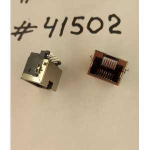Разъём LAN JACK 15P8C 1X1P W/LED 10GA (p/n:12014-00580200) FOXCONN JFM5801Q-710G-4F