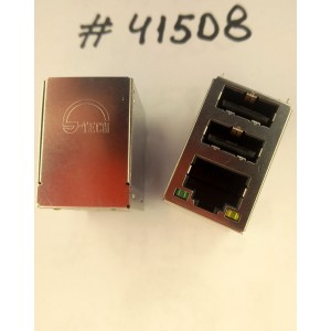 Разъём Combo JACK USB/LAN W/LED 10/100 TRA (Asus p/n: 12G142033237) SPEEDTECH P25-157-P1Z6 <G>