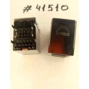Разъём Combo JACK USB/LAN W/LED 10/100 TRA (Asus p/n: 12G14253322D) SPEEDTECH P12-P63-41K9