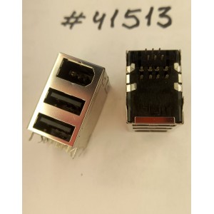 Разъём Combo MODULAR JACK USB/1394,W/S,G/F (Asus p/n: 12G142017063) LOTES KU2415BA3L <G>