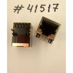 Разъём LAN JACK 8P8C,WO/LED GIGA (Asus p/n: 12G14831108W) BOTHHAND LA1S109 LF