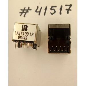Разъём LAN JACK 8P8C,WO/LED GIGA (Asus p/n: 12G14831108W) BOTHHAND LA1S109 LF