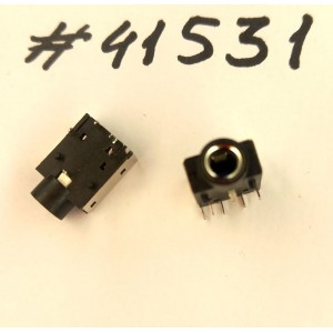 Разъём Audio JACK 6P DIP P/L R/A (Asus p/n: 12G14050106U) TYCO 1-1775542-1