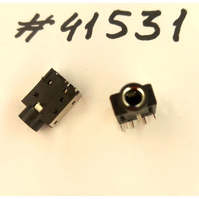 Разъём Audio JACK 6P DIP P/L R/A (Asus p/n: 12G14050106U) TYCO 1-1775542-1