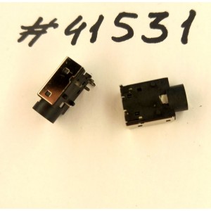 Разъём Audio JACK 6P DIP P/L R/A (Asus p/n: 12G14050106U) TYCO 1-1775542-1