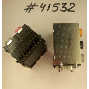 Разъём Audio JACK 6P 6IN1 BTXE (Asus p/n: 12G140401060) LOTES ABA-JAK-026-K07