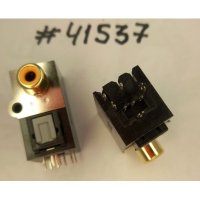 Разъём OPTICAL/RCA JACK 5P TRAN W/P (Asus p/n: 12G14602605D) TYCO 2041027-1