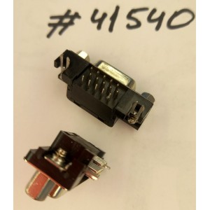Разъём DB-15F VGA DDC CONN 15P3R G/F F BLK R/A (Asus p/n: 12010-00020500) LINGYANG VDS044W-B001-15C3F2B