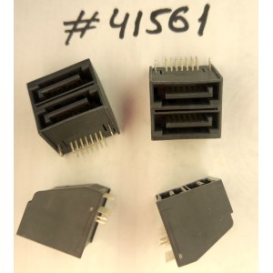 Разъём SATA CON 14P G/F D-G R/A DIP (Asus p/n: 12015-00101400) PINREX 771-86-14SG30