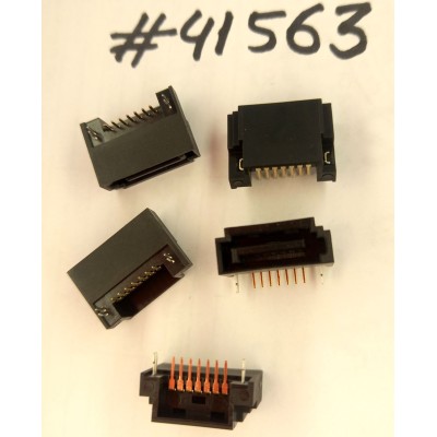 Разъём SATA CON 7P G/F BLK R/A DIP (Asus p/n: 12015-00066400) PINREX 770-75-070B5B