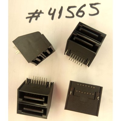Разъём SATA CON 14P G/F BLK R/A DIP (Asus p/n: 12015-00101900) PINREX 771-86-14SB30