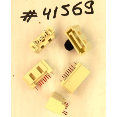 Разъём SATA CON 7P S/T,DIP,WHITE (Asus p/n: 12G157050075) AMCO 233-100000-005